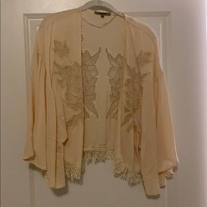 Miss me cropped kimono.